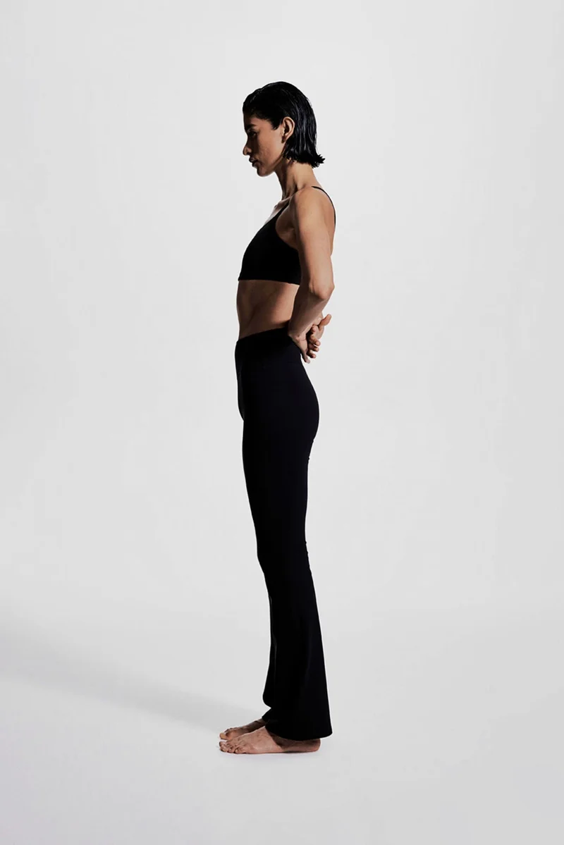 H&M Flared sports leggings in SoftMove™