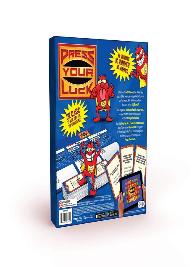 Imagination Press Your Luck Card Game with Whammy Plush Toy, Bring The Classic TV Game Show Home, Full of Trivia, Tactics, Choices, and Chances, Play with Family and Friends, Remote Home Entertainment - Image 4