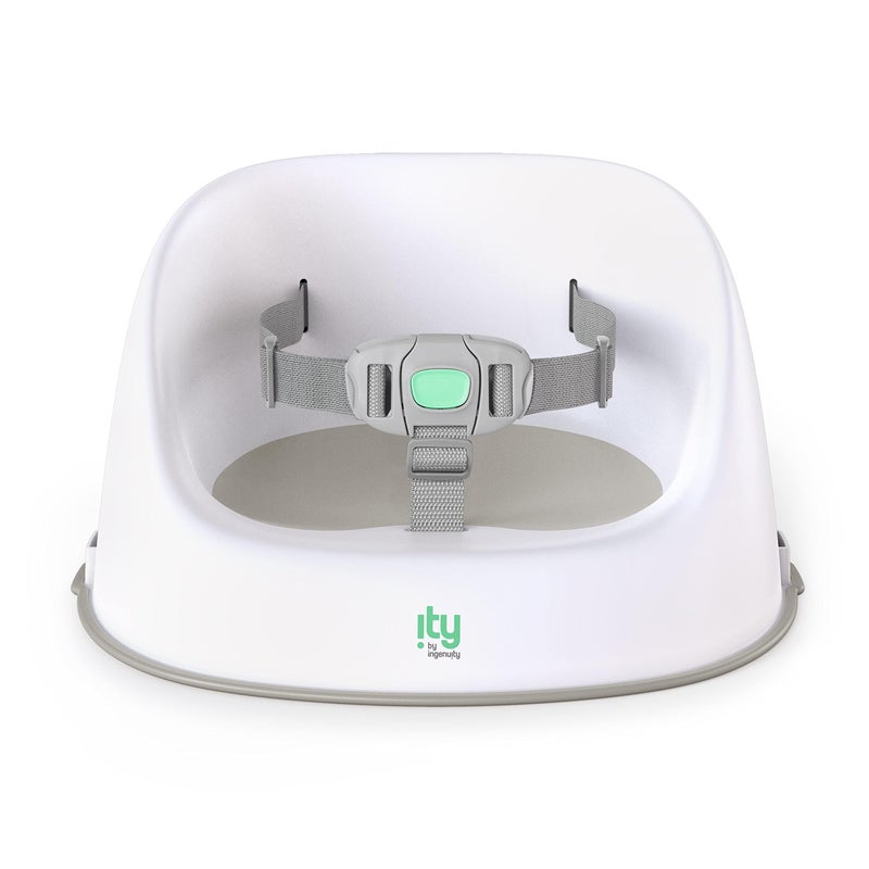 Ingenuity: ity by Ingenuity Simplicity Seat Easy-Clean Baby Booster Feeding Chair â€“ Oat - Image 1