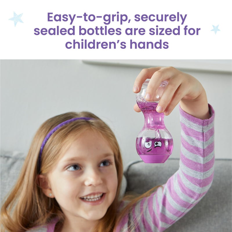 hand2mind hand2mind Express Your Feelings Sensory Bottles- Secondary Emotions, Toddler Sensory Toys, Quiet Fidget Toys, Play Therapy Toys, Calm Down Corner Supplies, Calming Corner, Social Emotional Learning - Image 5