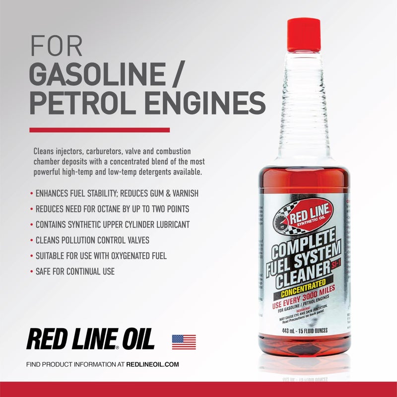 Red Line Red Line 60103 SI-1 Complete Fuel System Cleaner - 15 Ounce  - Image 4