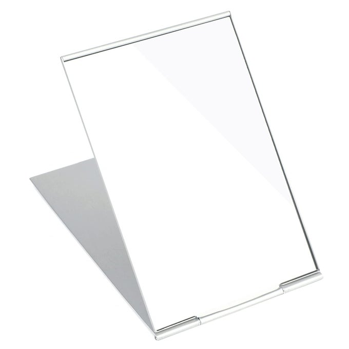 PORTABLE FOLDING MIRROR 4X6 INCH SMALL COMPACT MIRROR FOR TRAVEL BATHROOM MAKEUP BEAUTY GROOMING