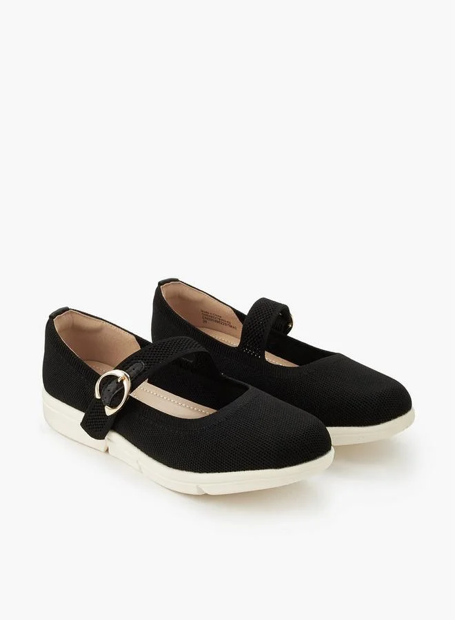 Le Confort Women Textured Mary Janes Shoes