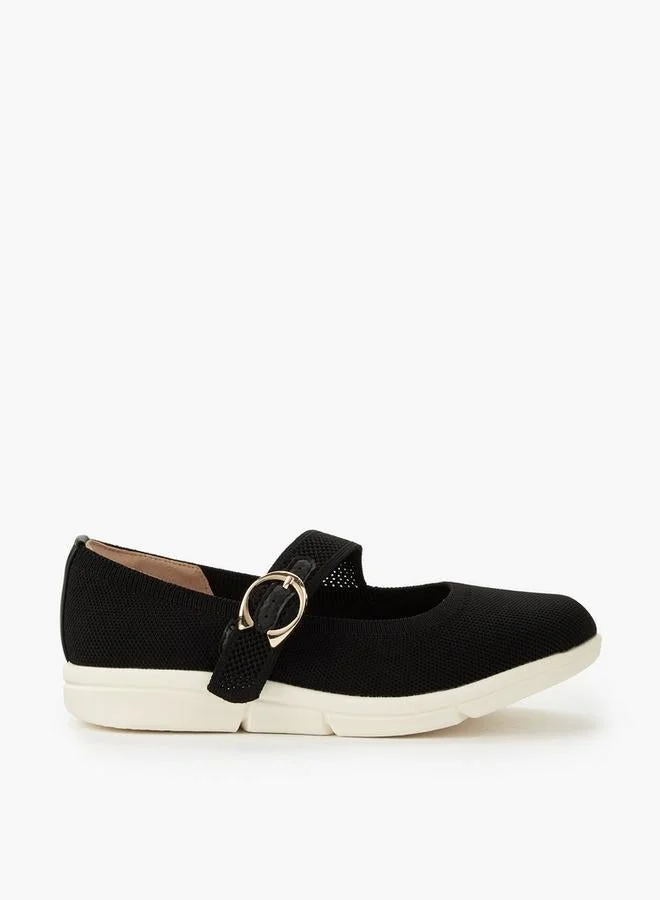 Le Confort Women Textured Mary Janes Shoes