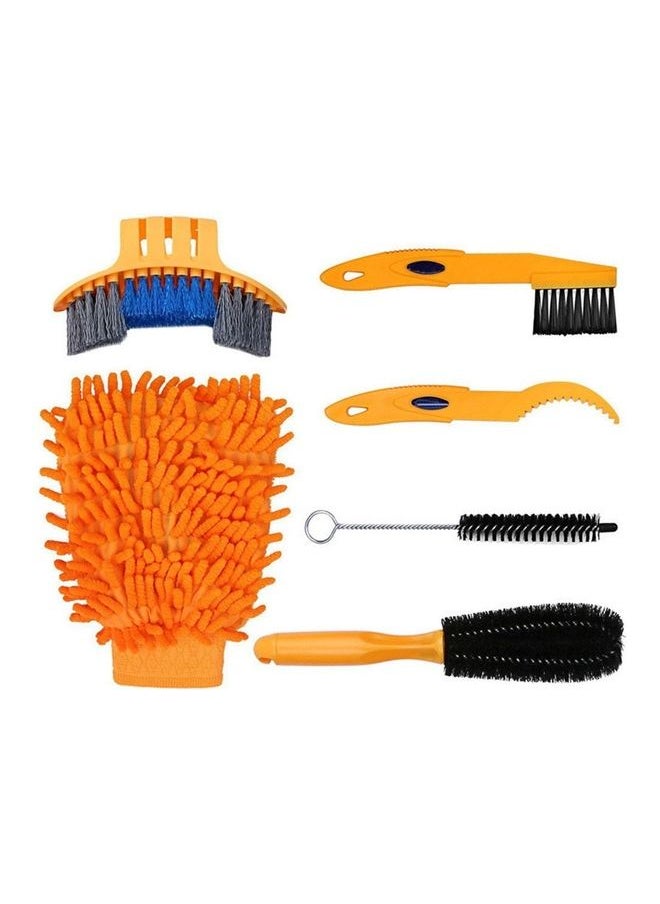 Generic 6-In-1 Bike Cleaning Brush Tool Kit  - Image 1