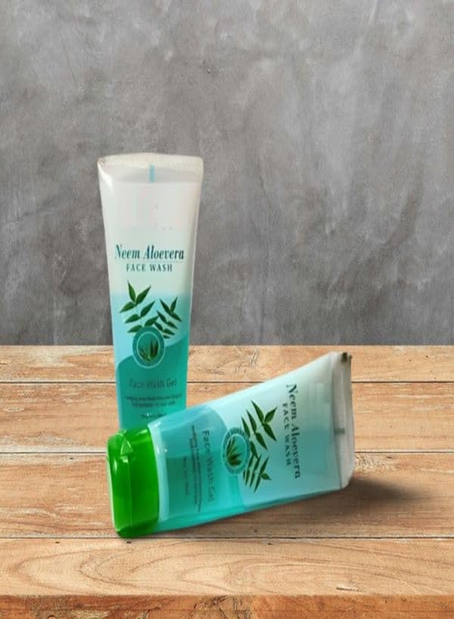 Glamezone Neem Aloe Vera Skin Lightening & Tan Removal Face wash,Oil Controal & Remove Pigmentation, Tan Removal Face Wash (50 ml) - Image 2