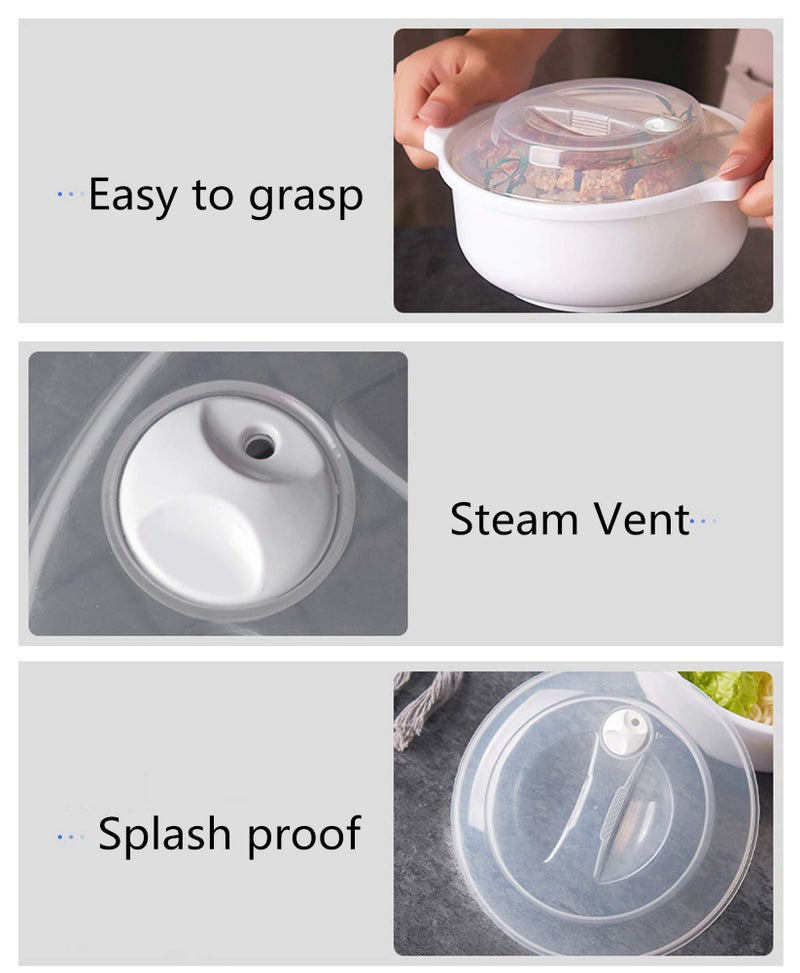 Zdesign Microwave Ramen Cooker Noodle or Soup Bowl Easy Mac Perfect for Breakfast, College Dorm Essentials for Boys Girls,Office, Dishwasher-Safe, BPA-Free, 51OZ/1.52L - Image 4