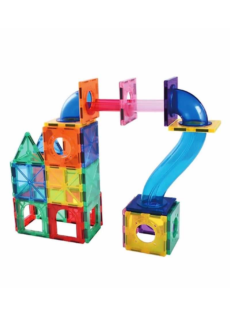 MagBuild Magnet Tube  Visual Tracking Game – 49-Piece STEM Creative Set for Kids - Image 2