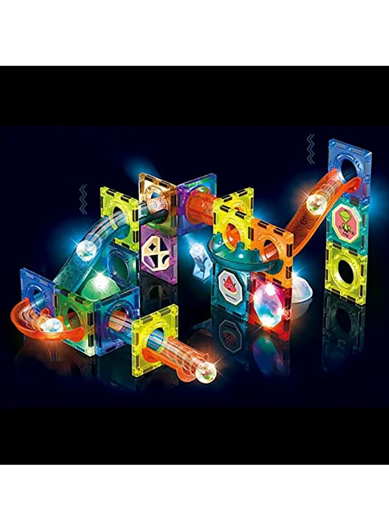MagBuild Magnet Tube  Visual Tracking Game – 49-Piece STEM Creative Set for Kids - Image 1