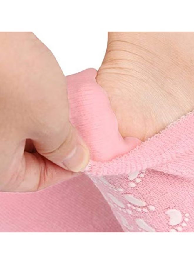 4-Piece Silicon Gel Gloves And Socks Set Multicolour - Image 2