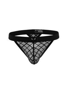Underwear for Men Mesh Hollow Out Triangle Panties Low Rise Elasticity Brief