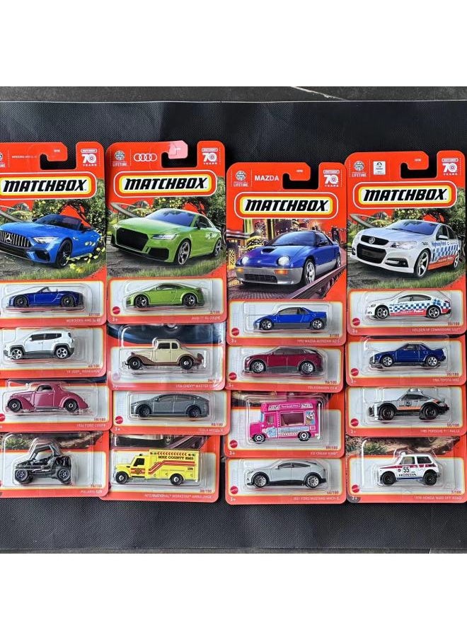 Matchbox 30782 Batch 9c2t Alloy Car Miniature Model Firebox Hero Traffic 2u Diecast Metal Toy Car Vehicle-Color:9C0H (by Multiples Of 72)