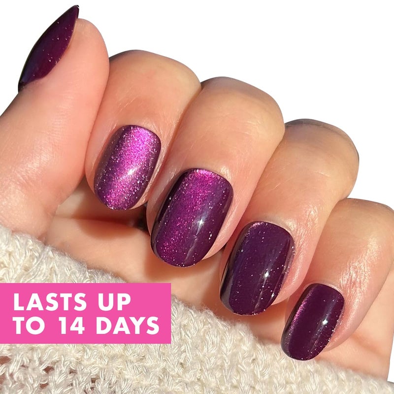 Olive & June Instant Mani Press-On Nails (Glue) | 42 Fake Nails, 21 Sizes | Non-Toxic, Long-Lasting Recycled Materials Realistic Look | Salon-Quality at Home | Extra Short, Round | Plaza Velvet - Image 3