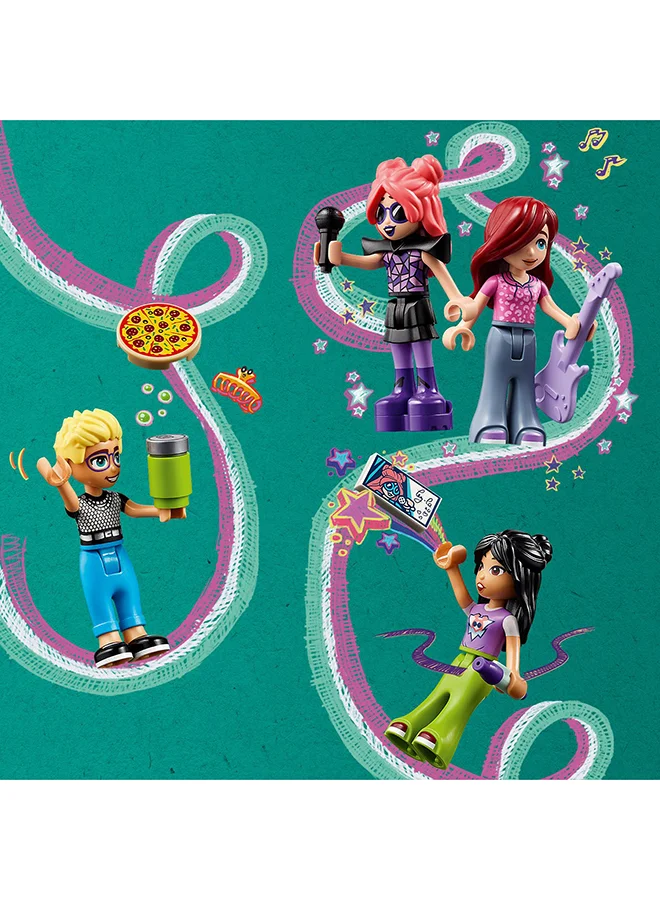 LEGO Friends Pop Star Music Tour Bus Vehicle Building Kit, Social-Emotional Toy Set With 4 Mini-Doll Characters, Gift Idea For Kids, Girls And Boys Aged 8 Years And Over (845 Pieces) 42619