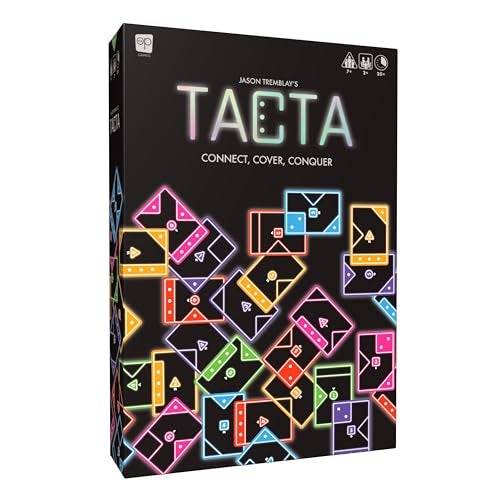 USAopoly TACTA Card Game, Where Every Card Counts, Fast-Paced Strategic Shape Matching Party Game, Analyze and Optimize to Connect, Cover & Conquer to Win, Unique Party Game Play for 2 or More Players, Ages 7 - Image 3