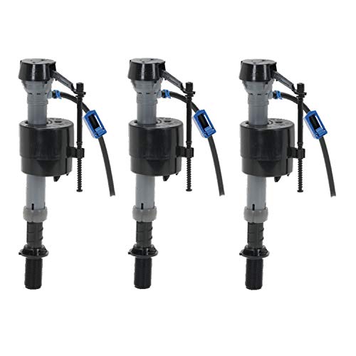 Fluidmaster 400A133 Premium Filling Valve Universal High Performance Toilet Fill Valve - 3 Pack - Image 1