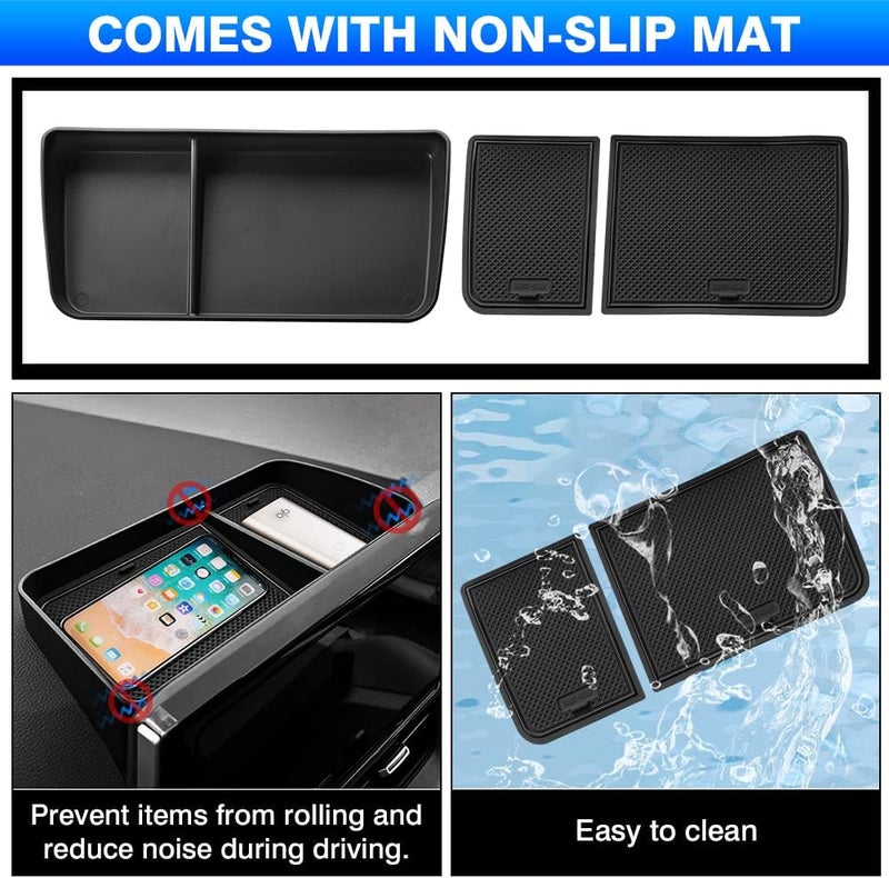 FIILINES Dashboard Center Console Organizer for Toyota Corolla Cross - Image 5