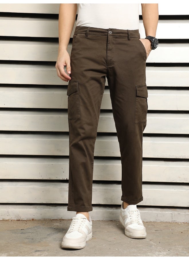 Men’s Slim Fit Dark Olive Cropped Cargo Trousers – Functional and Modern - pzsku/Z60899AF0C88BD62D3D18Z/45/_/1729627845/ac6bae4e-ce5e-459c-99ea-d64aadeeb538