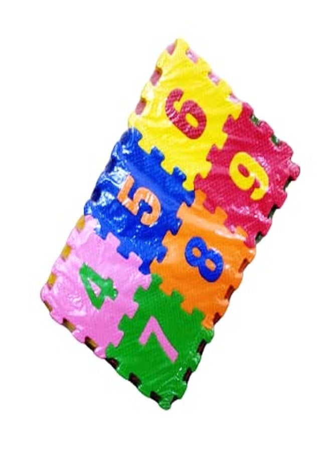 RPC99 36 Pieces Mini Puzzle Foam Multi Color Mat for Education & Learning Capital Alphabet and Number. for 1 Year Old and Above Kids Multicolor - Image 4