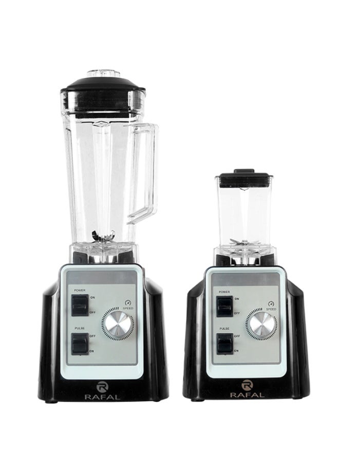 Rafal Industrial Blender 1800 Watt + 1 Mills Black - Image 1