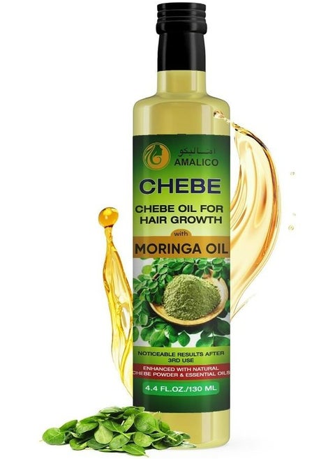 2 in 1 Moringa Oil with Chebe Powder for Hair Growth 250 ML