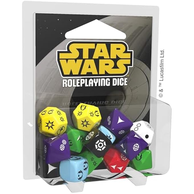 Asmodee EDGE Studio Star Wars Roleplaying Dice - Enhance Your Gameplay and Advance The Star Wars Narrative! Official Accessory for The Star Wars Roleplaying Game, Made - Image 1