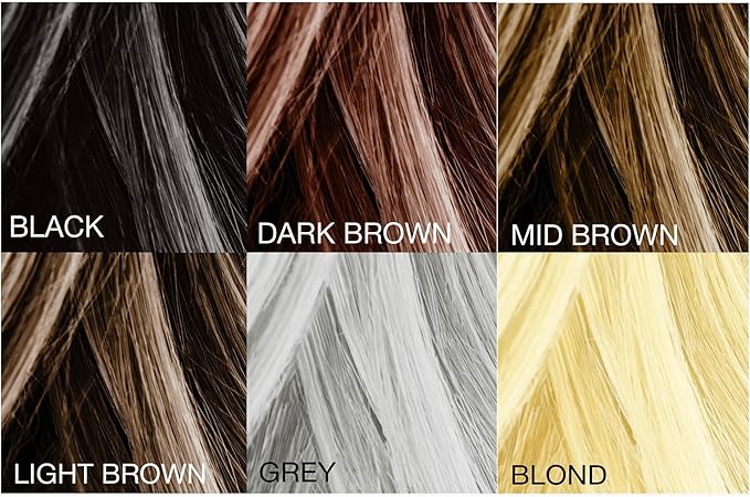 Mane Hair Touch Up to Conceal Roots Cover Bald Spots Fill in Beards and fine Hair Lines Black