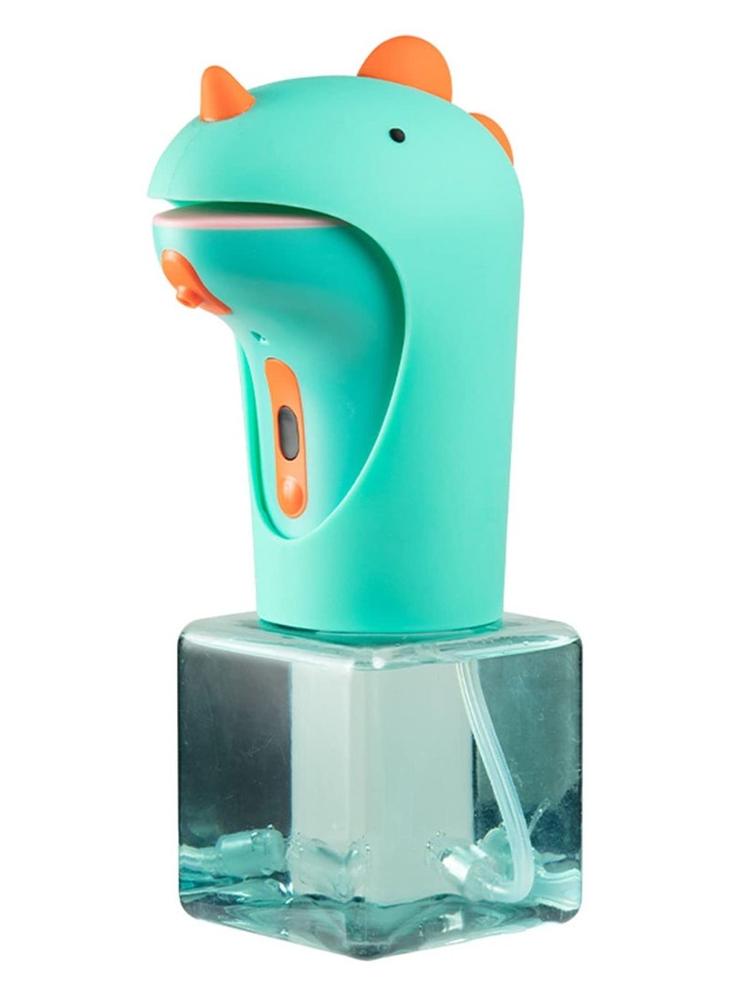 Automatic Soap Dispenser, Foaming No Touch, IPX6 Waterproof Cute Dispenser for Kitchen, Countertop, Kids, Adults, 8.7oz/250ml(Green) - Image 1