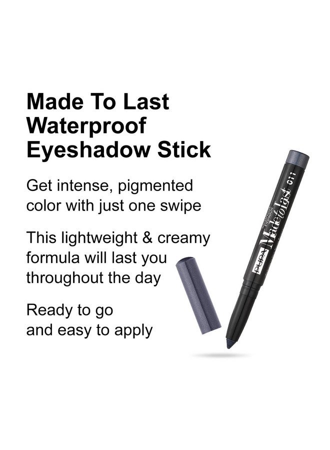 Pupa Milano Made To Last Waterproof Eyeshadow - Long Wear, Pigmented Cream Shadow Stick - Smudge Proof, Easy Blending Formula - Satin, Pearl, and Metallic Shades - 011 Metal Grey - 0.049 oz - Image 2