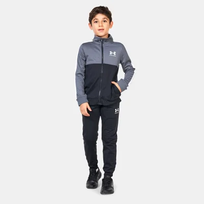 UNDER ARMOUR Kids' Knit Colourblock Tracksuit