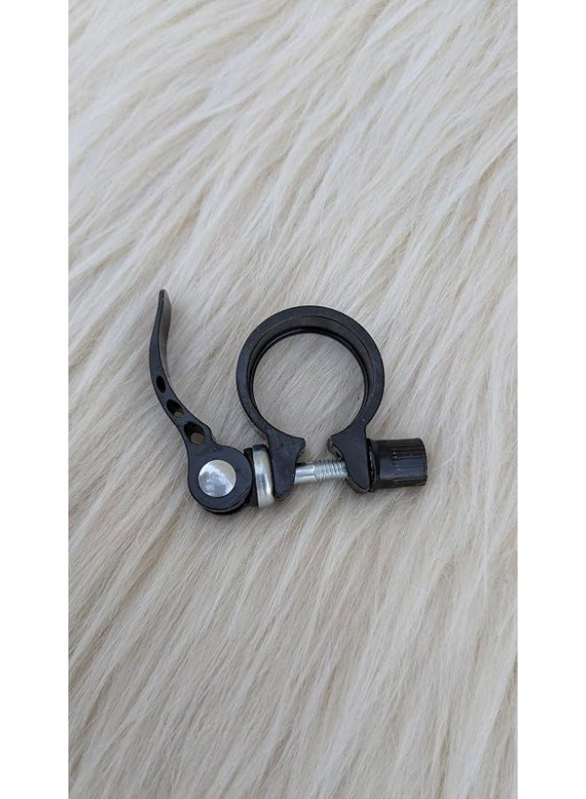 Quick-Release Bicycle Seatpost Clamp – Seat Locking Clamp (Black) - Image 4
