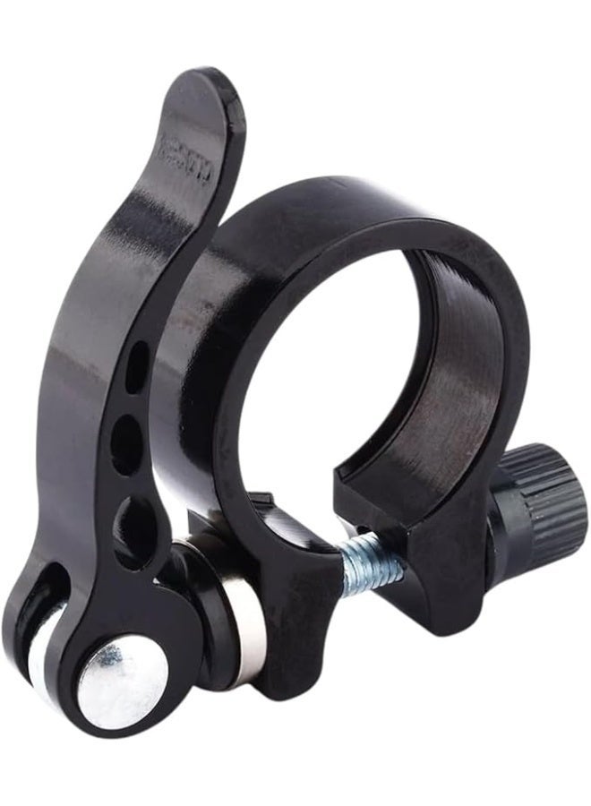 Quick-Release Bicycle Seatpost Clamp – Seat Locking Clamp (Black) - Image 1