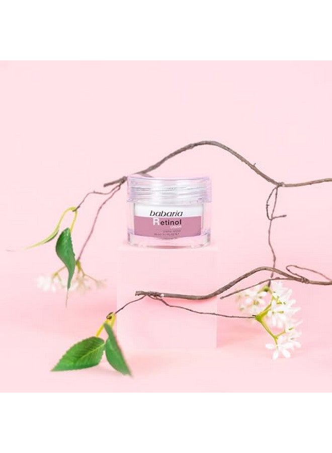باباريا ريتينول مجدد شباب الوجه 1.7 أونصة كريم ليلي مرطب للوجه كريم مضاد للشيخوخة مع حمض الهيالورونيك لتقليل التجاعيد وشد البشرة وتخليق الكولاجين خفيف وسريع الامتصاص - Image 5