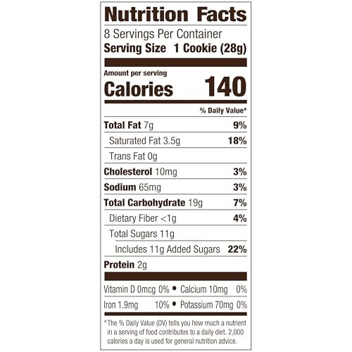 Pepperidge Farm Cookies Nantucket Crispy Double Dark Chocolate Chunk Cookies, 7.75 OZ Bag (8 Cookies) - Image 2