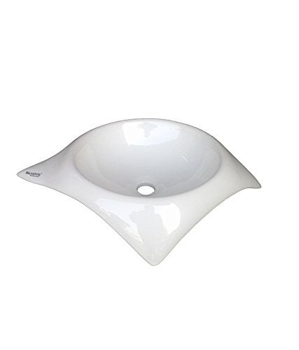 Belmonte Table Top Wash Basin Star 24 Inch x 19 Inch White - Image 1