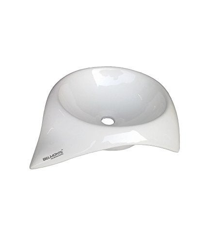 Belmonte Table Top Wash Basin Star 24 Inch x 19 Inch White - Image 2