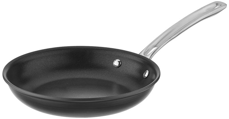 Viking Non Stick Frying Pan, 8 Inch Hard Anodized Kitchen Cookware, Gray - Image 1