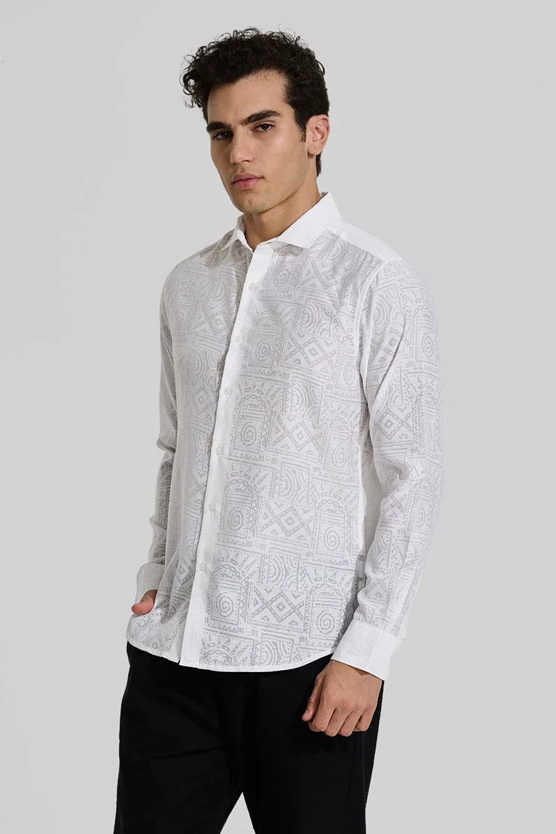 سنيتش قميص أوف وايت بتصميم ذاتي