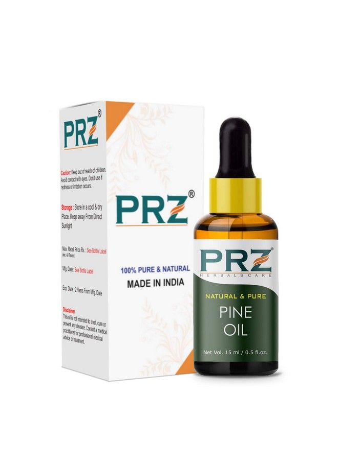 PRZ Pine Essential Oil Pure Natural & Therapeutic Grade Oil For Aromatherapy Body Massage Skin Care & Hair Care 15 Ml - Image 1