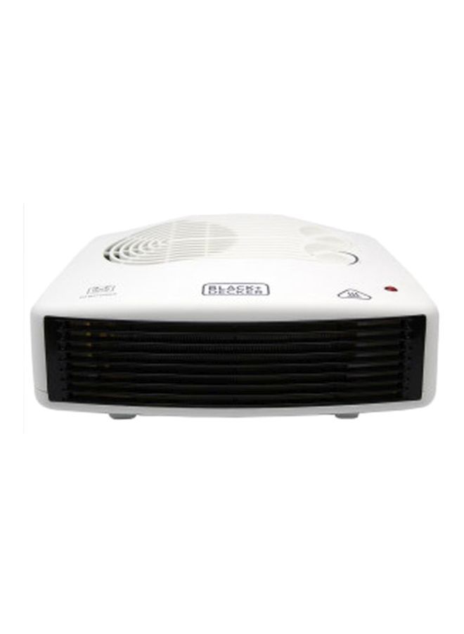 BLACK+DECKER Horizontal Heater Fan With Dual Heat Setting 2400 W HX230-B5 / HX230-B9 Black/White - Image 1