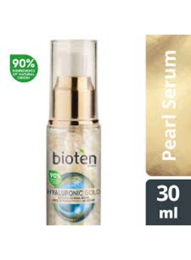 bioten Hyaluronic Gold Replumping Pearl Serum 30ml - Image 3