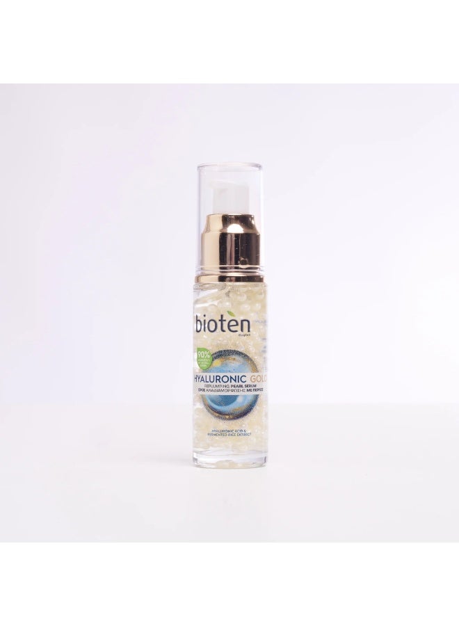 bioten Hyaluronic Gold Replumping Pearl Serum 30ml - Image 4