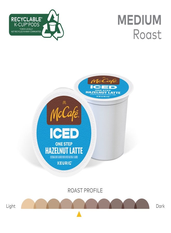 McCafe ICED One Step Hazelnut Latte, Keurig Single Serve K-Cup Pods, 60 Count (6 Packs of 10) - Image 4
