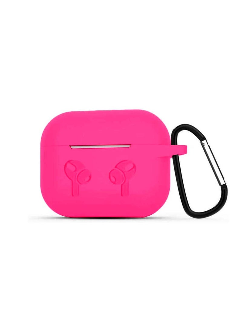 Wtech - AirPods Case Protective Liquid Silicone Skin Cover Case Compatible with Apple AirPods 4 - Pink - Image 1