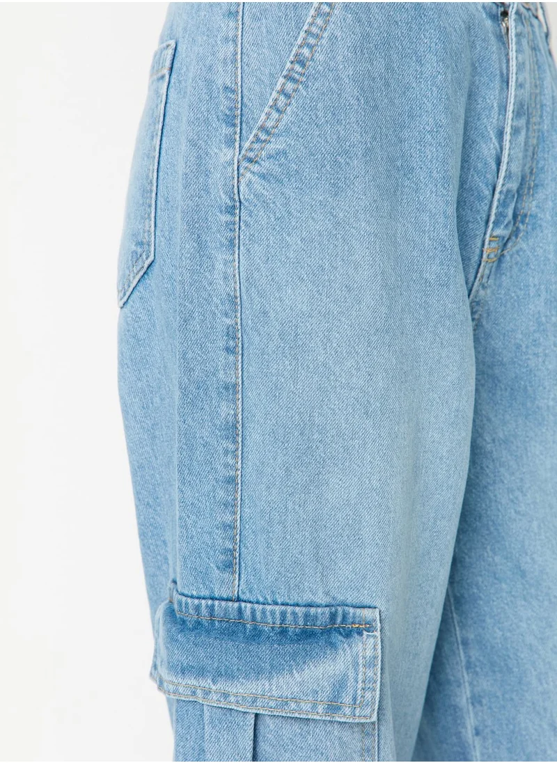 trendyol Pocket Detail High Waist Jeans