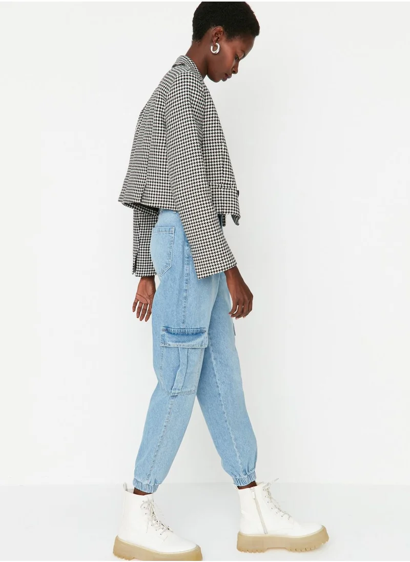 trendyol Pocket Detail High Waist Jeans