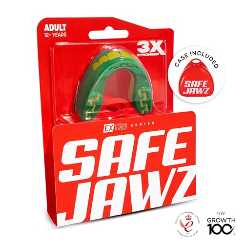 SafeJawz Sports Mouthguard, Dual Layer Premium Mouth Guard with Case for Basketball, Lacrosse, Football, Martial Arts, Hockey, Wrestling, Ice Hockey and All Contact Sports - Image 5