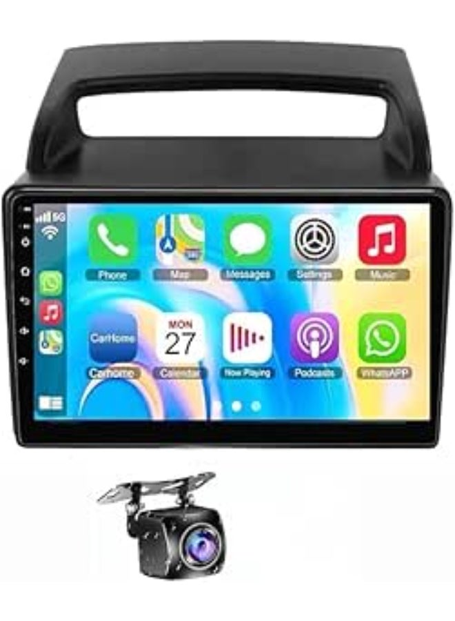 SHEZA STAR Android Car Stereo for Kia Carnival 2006-2014 2GB RAM 32GB ROM Support Carplay, M-Link Wi-Fi BT, Radio GPS, 9 Inch IPS Touch Screen with AHD Camera Included - Image 1