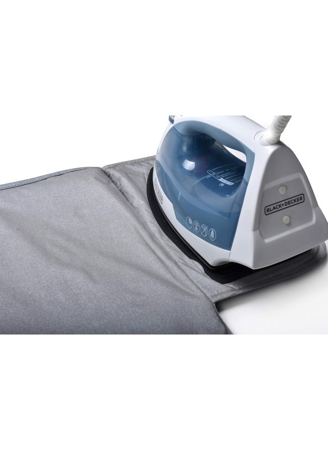 Handy Laundry Portable Ironing Mat Easily Change Any Flat Surface Into An Ironing Board. Features A Silicone Slip Resistant Iron Rest To Safely Place Your Hot Iron. Easy To Take Along When Traveling.  - Image 4