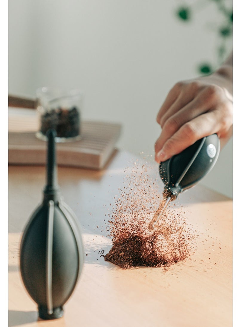 زيروهيرو منفاخ هواء القهوة ZeroHero - منظف جزيئات القهوة - منفاخ هواء للتنظيف لمطحنة القهوة - مادة السيليكون - اللون الأسود - Image 2